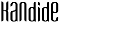 Kandide Unicase Schriftart