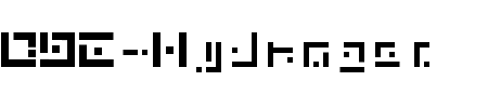 Font DBE-Hydrogen: Mehr Infos & Zeichen Übersicht TTF: DBE-Hydrogen Font