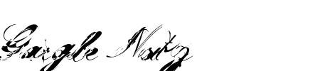Schriftart Gargle Nutz: Mehr Infos & Vorschau Generator TTF: Gargle Nutz Schriftart