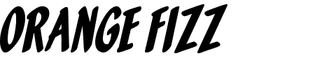 Orange Fizz Italic Schriftart