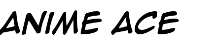 Anime Ace 2.0 BB Bold Schriftart