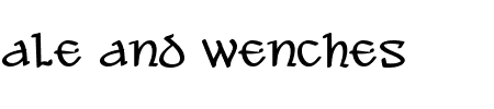 TTF: Ale and Wenches BB Schriftart