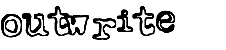 Schriftart Outwrite: Mehr Infos & Zeichen Übersicht TTF: Outwrite Schriftart