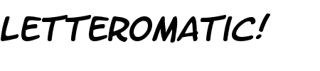 LetterOMatic! Italic Schriftart