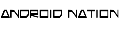 Schriftart Android Nation: Mehr Infos & Vorschau Generator TTF: Android Nation Schriftart