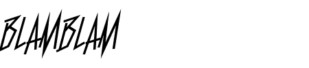 Schriftart BlamBlam BB: Mehr Infos & Vorschau Generator TTF: BlamBlam BB Schriftart