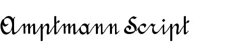 TTF: Amptmann Script Font