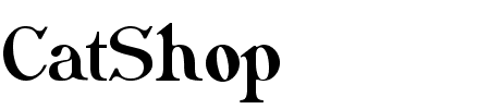 TTF: Cat Shop Font