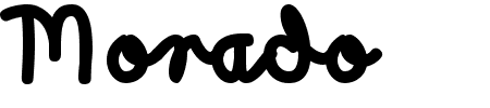 Morado Marker Schriftart