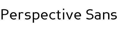 Schrift Perspective Sans: Mehr Infos & Zeichen Übersicht TTF: Perspective Sans Schrift