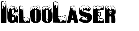 TTF: IglooLaser Schriftart
