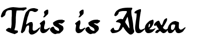 Schriftart SF-Alexa: Mehr Infos & Zeichen Übersicht TTF: SF-Alexa Schriftart