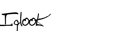 TTF: Iglook Schriftart