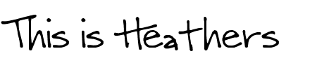 TTF: SF-Heather Schriftart