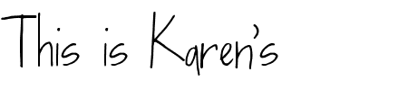 Schriftart SF-Karens: Mehr Infos & Zeichen Übersicht TTF: SF-Karens Schriftart