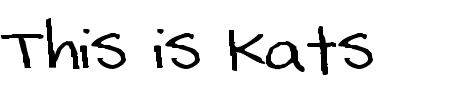 TTF: SF-Kats Schriftart