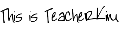 TTF: TeacherKim Schriftart