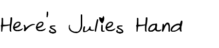 TTF: Julies Font