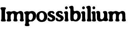 TTF: Impossibilium Font