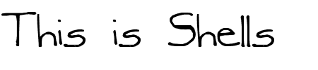 Schriftart Shells: Mehr Infos & Vorschau Generator TTF: Shells Schriftart