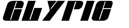 TTF: Glypic Font