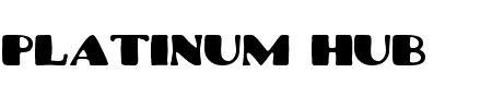 Platinum Hub Caps Solid Schriftart
