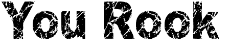 TTF: You Rook Marbelous Schriftart