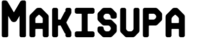 Schriftart Makisupa: Mehr Infos & Zeichen Übersicht TTF: Makisupa Schriftart