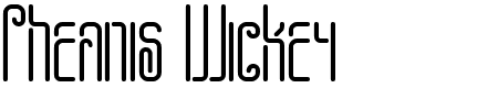 Schriftart Pheanis Wickey: Mehr Infos & Zeichen Übersicht TTF: Pheanis Wickey Schriftart