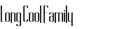Long Cool Mother Schriftart