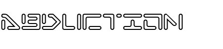 Abduction II Schriftart