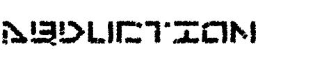 Abduction III Schriftart
