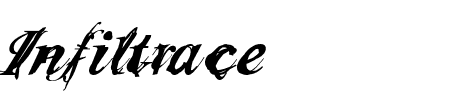 Font Infiltrace: Mehr Infos & Zeichen Übersicht TTF: Infiltrace Font