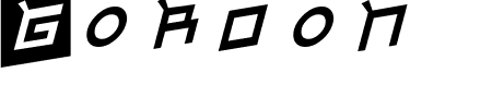 TTF: Gordon Font