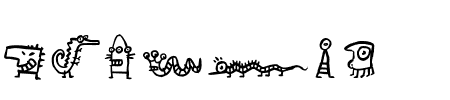 Schriftart Creatures: Mehr Infos & Vorschau Generator TTF: Creatures Schriftart