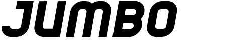 Jumbo Italic Schriftart