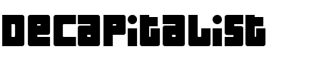 TTF: Industrial Decapitalist Font