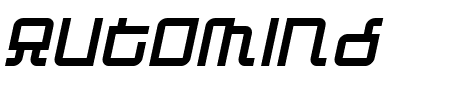 Automind Italic Schriftart