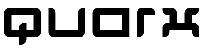 Font Quarx: Mehr Infos & Zeichen Übersicht TTF: Quarx Font