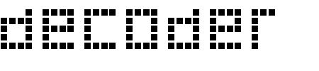 Font Decoder: Mehr Infos & Zeichen Übersicht TTF: Decoder Font