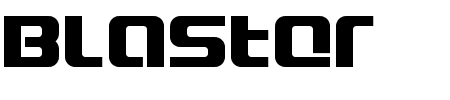 Blaster Eternal Schriftart