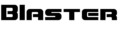 Blaster Infinite Schriftart