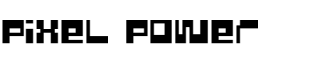 Schriftart Pixel Power: Mehr Infos & Vorschau Generator TTF: Pixel Power Schriftart