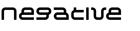 Font Negative: Mehr Infos & Zeichen Übersicht TTF: Negative Font