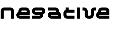Negtiv 24 Schriftart