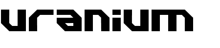 Font Uranium: Mehr Infos & Zeichen Übersicht TTF: Uranium Font