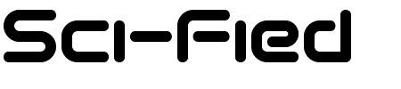 Sci-Fied 2002 Schriftart