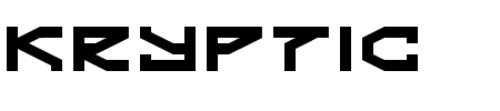 Font Kryptic: Mehr Infos & Zeichen Übersicht TTF: Kryptic Font