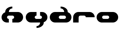 Schriftart Hydro: Mehr Infos & Vorschau Generator TTF: Hydro Schriftart