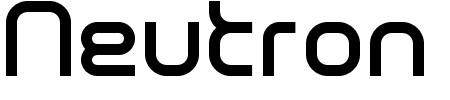 Font Neutron: Mehr Infos & Zeichen Übersicht TTF: Neutron Font